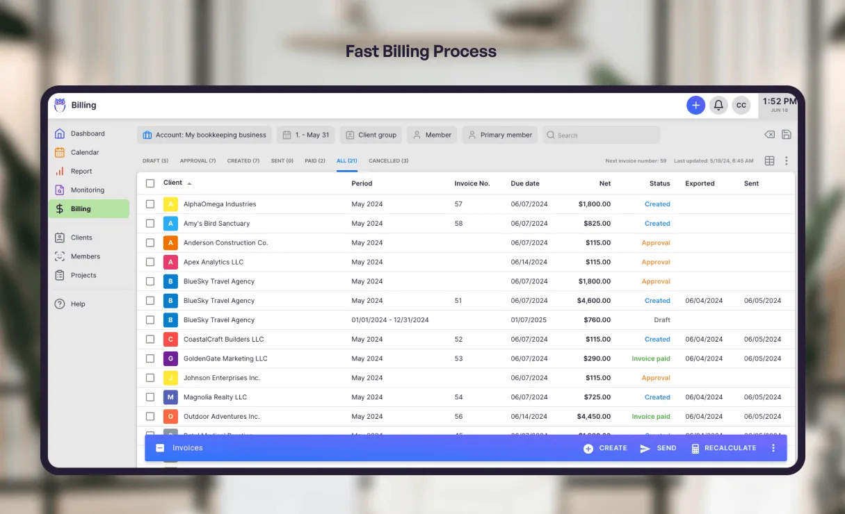 Uku fast billing process